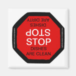 Stop Clean Dirty Dishwasher Magnet