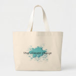 Stop Climate Change! Canvas Bags