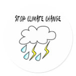 Stop climate Change! Ecology products! Stickers