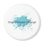 Stop Climate Change! Refrigerator Magnet
