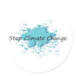 Stop Climate Change! Sticker