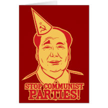 Stop Communist Parties Card