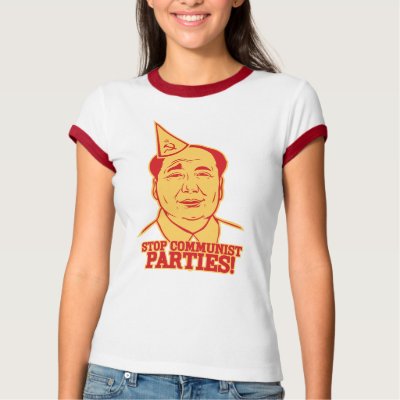 Stop Communist Parties T-Shirt by Libertymaniacs