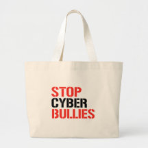 STOP CYBER BULLIES BAG