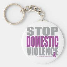 Stop Domestic Violence Keychains