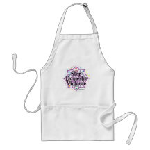 Stop Domestic Violence Lotus Aprons