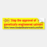 stop franken-fish bumper sticker