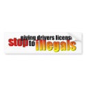 stop giving drivers licenses bumper stickers