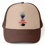 Stop Global Warming Hourglass Hat