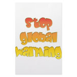 Stop Global Warming products! stationery