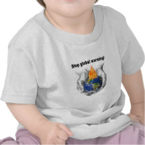 Stop global warming! tees