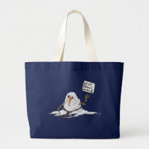 stop global warming tote bags