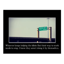 Stop helping the stupid people find me post cards