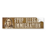Stop Illegal Immigration Bumper Sticker