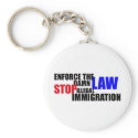stop illegal immigration keychains