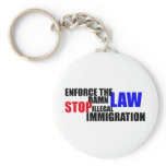 stop illegal immigration keychains