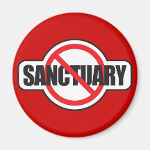 Stop Illegal Immigration - No Sanctuary Refrigerator Magnets
