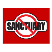 Stop Illegal Immigration - No Sanctuary Post Card