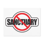 Stop Illegal Immigration - No Sanctuary postcards