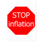 Stop Inflation Postcards