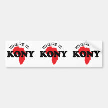 Stop Kony 2012 Bumper Sticker