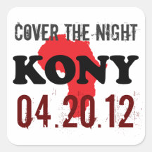 Stop Kony 2012 Stickers