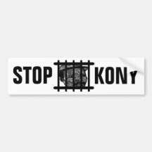 STOP KONY! Bumper Sticker