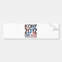 Stop Kony Bumper Stickers