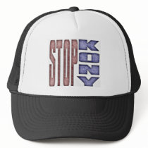 STOP KONY - Kids Crayon Coloured Design Trucker Hats