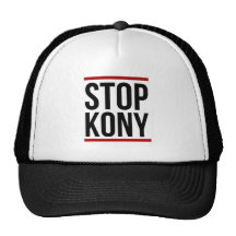 "Stop Kony" T Shirts (Tees) and Hats