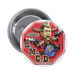 "Stop Mad Cowboy Disease" Anti-Bush Button 