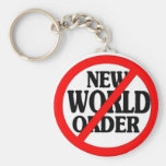 STOP NUEVO ORDEN MUNDIAL LLAVEROS PERSONALIZADOS