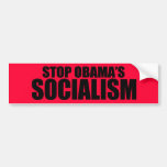 STOP OBAMA SOCIALISM BUMPER STICKERS