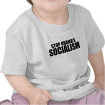 STOP OBAMA SOCIALISM T-SHIRT
