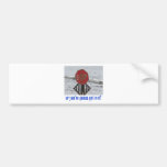 Stop or you're gonna get wet! bumper sticker