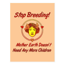 Stop Overpopulation Post Cards