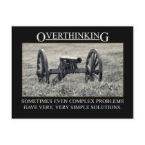 Stop overthinking the solutions to problems