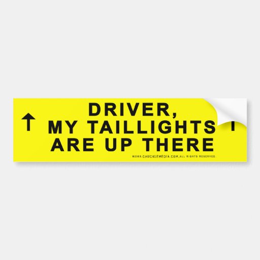 STOP READING AND START DRIVING BUMPER STICKERS