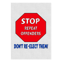 Stop Repeat Offenders Business Card