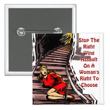 Stop Right Wing Assault on women Button