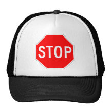 Stop Sign Customizable Hat