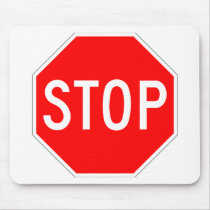 Stop Sign Customizable Mouse Mats