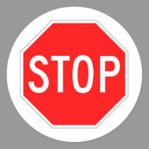 Stop Sign Customizable stickers