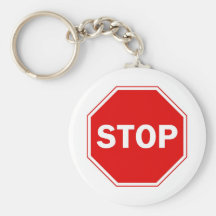 Stop Sign Keychains