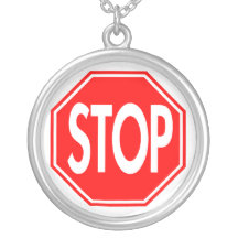 Stop Sign Custom Necklace