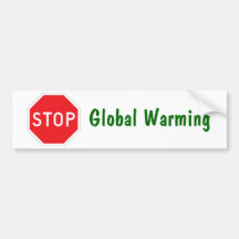 stop_sign_page, Global Warming Bumper Stickers