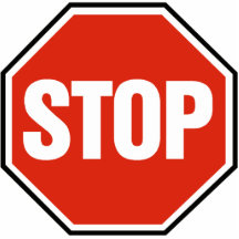 'STOP' sign - Photo Sculpture