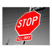 Stop Sign Photo Art