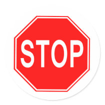 Stop Sign - sticker
