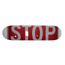 Stop Skate Deck